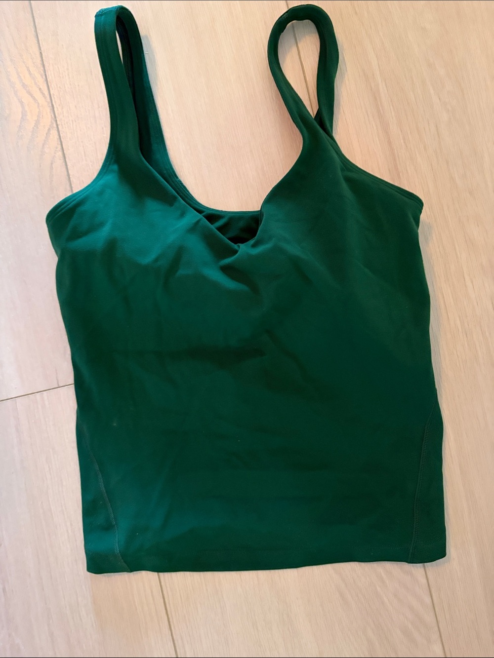 Lululemon Women’s Green Align Waist Length Tank Top